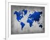 World  Map 10-NaxArt-Framed Art Print