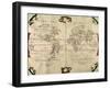 World Map, 1587-null-Framed Giclee Print