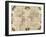 World Map, 1587-null-Framed Giclee Print