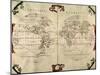 World Map, 1587-null-Mounted Giclee Print