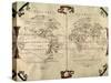 World Map, 1587-null-Stretched Canvas