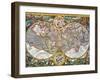 World Map, 1607-Pieter Van der Keere-Framed Giclee Print