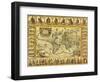 World Map 1626-Science Source-Framed Premium Giclee Print