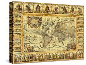 World Map 1626-Science Source-Stretched Canvas