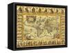 World Map 1626-Science Source-Framed Stretched Canvas