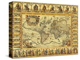 World Map 1626-Science Source-Stretched Canvas