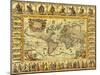 World Map 1626-Science Source-Mounted Giclee Print