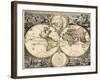 World Map, 1690-Science Source-Framed Giclee Print