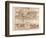 World Map, 1872-null-Framed Giclee Print