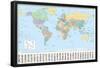 World Map 2023-Trends International-Framed Poster