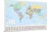 World Map 2023-Trends International-Mounted Poster