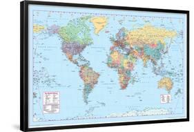 World Map 2-null-Framed Poster