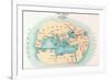 World Map: 500 B.C-null-Framed Giclee Print