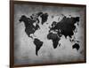 World  Map 8-NaxArt-Framed Art Print