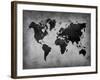 World  Map 8-NaxArt-Framed Art Print