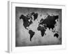 World  Map 8-NaxArt-Framed Art Print