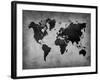 World  Map 8-NaxArt-Framed Art Print