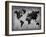 World  Map 8-NaxArt-Framed Art Print