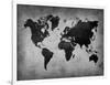 World  Map 8-NaxArt-Framed Art Print