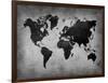 World  Map 8-NaxArt-Framed Art Print