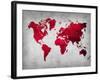 World  Map 9-NaxArt-Framed Art Print