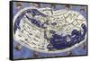 World Map According to Ptolemy's Views-null-Framed Stretched Canvas