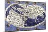 World Map According to Ptolemy's Views-null-Mounted Giclee Print