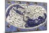 World Map According to Ptolemy's Views-null-Mounted Giclee Print