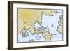 World Map after the Discoveries of Columbus and Balboa-null-Framed Giclee Print
