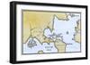 World Map after the Discoveries of Columbus and Balboa-null-Framed Giclee Print