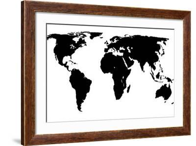 world map black on white prints jacques70 allposters com