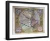 World Map by Abraham Ortelius (1527-1598), 16th Century-null-Framed Giclee Print