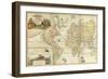 World Map By Gerard Van Keulen-Vintage Lavoie-Framed Giclee Print