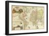 World Map By Gerard Van Keulen-Vintage Lavoie-Framed Giclee Print