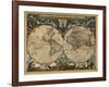 World Map, c.1664-null-Framed Art Print