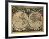 World Map, c.1664-null-Framed Art Print