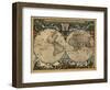 World Map, c.1664-Joan Blaeu-Framed Giclee Print