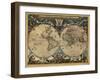 World Map, c.1664-Joan Blaeu-Framed Giclee Print