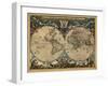 World Map, c.1664-Joan Blaeu-Framed Giclee Print