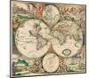 World Map, c.1689-Joan Blaeu-Mounted Giclee Print