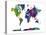 World Map Clr 1-Marlene Watson-Stretched Canvas