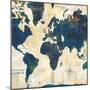 World Map Collage v2-Sue Schlabach-Mounted Art Print