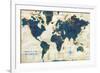 World Map Collage-Sue Schlabach-Framed Art Print