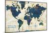 World Map Collage-Sue Schlabach-Mounted Art Print