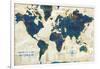 World Map Collage-Sue Schlabach-Framed Art Print