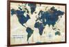 World Map Collage-Sue Schlabach-Framed Art Print