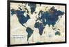 World Map Collage-Sue Schlabach-Framed Art Print