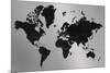 World Map - Contemporary-null-Mounted Poster