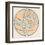 World Map, Crates Mallos-null-Framed Art Print