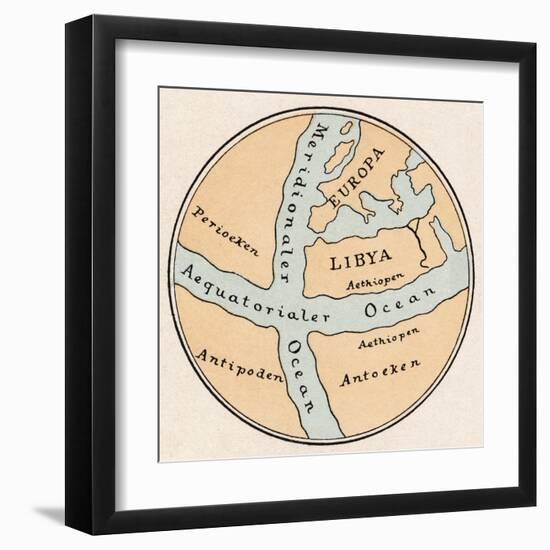 World Map, Crates Mallos-null-Framed Art Print